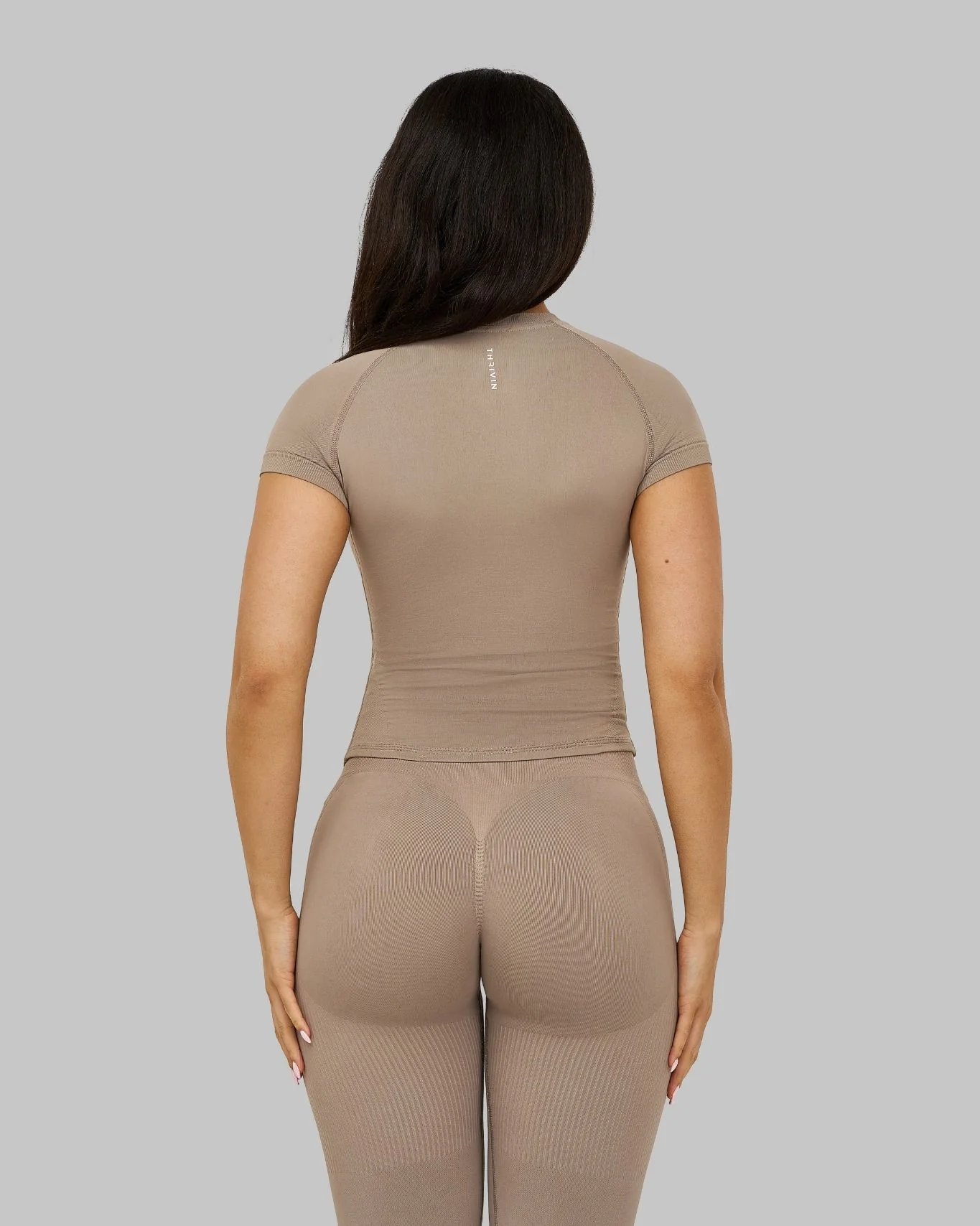Elevate™ Compression T-Shirt | Latte - Image 4