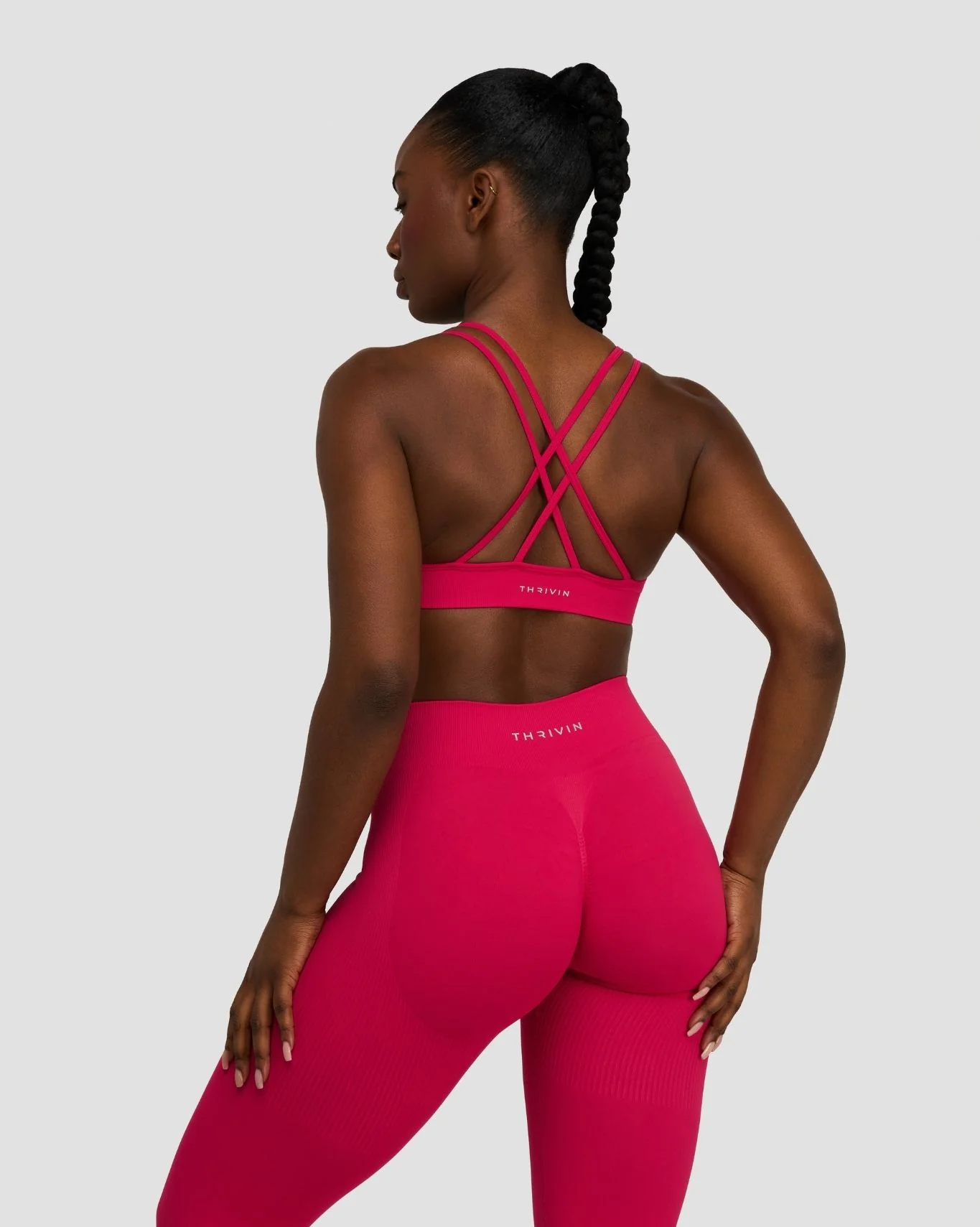 Elevate™ Sculpting Seamless High Apex Bra | Strawberry - Image 2
