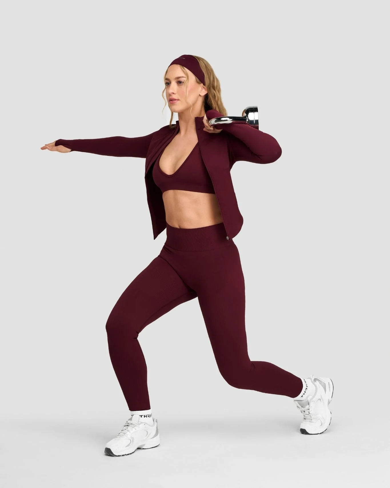 Elevate™ Sculpting Seamless Jacket | Merlot - Image 5
