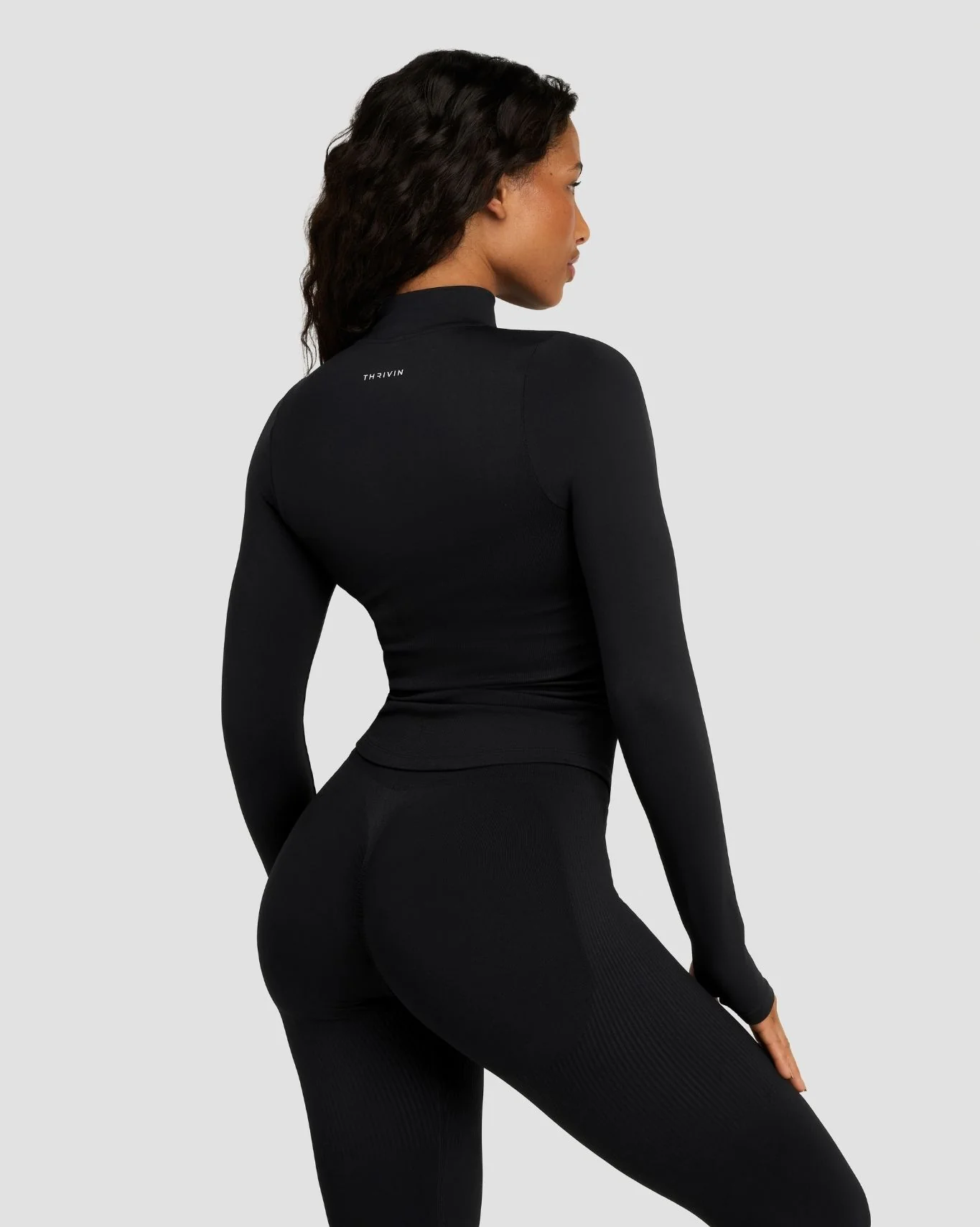 Elevate™ Sculpting Seamless Jacket | Night Black - Image 4