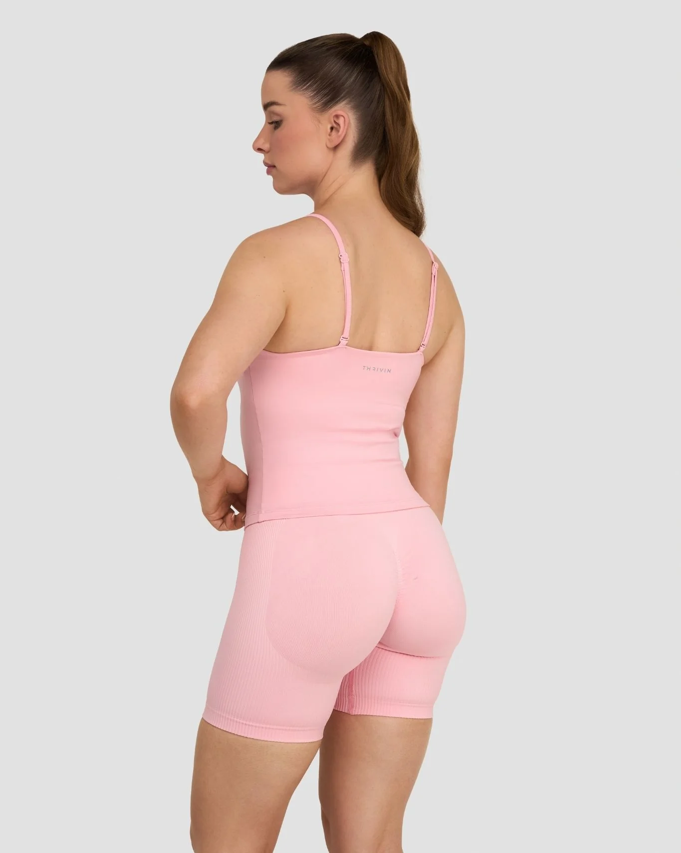 Elevate™ Sculpting Seamless Scoop Neck Cami | Cotton Pink - Image 2